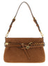 PINKO Brown Lamb Leather Shoulder Bag