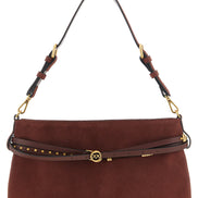 PINKO Bordeaux Cowhide Shoulder Bag