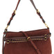 PINKO Bordeaux Cowhide Shoulder Bag
