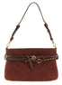 PINKO Bordeaux Lamb Leather Shoulder Bag