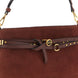 PINKO Bordeaux Lamb Leather Shoulder Bag