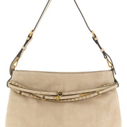 PINKO Beige Cowhide Shoulder Bag