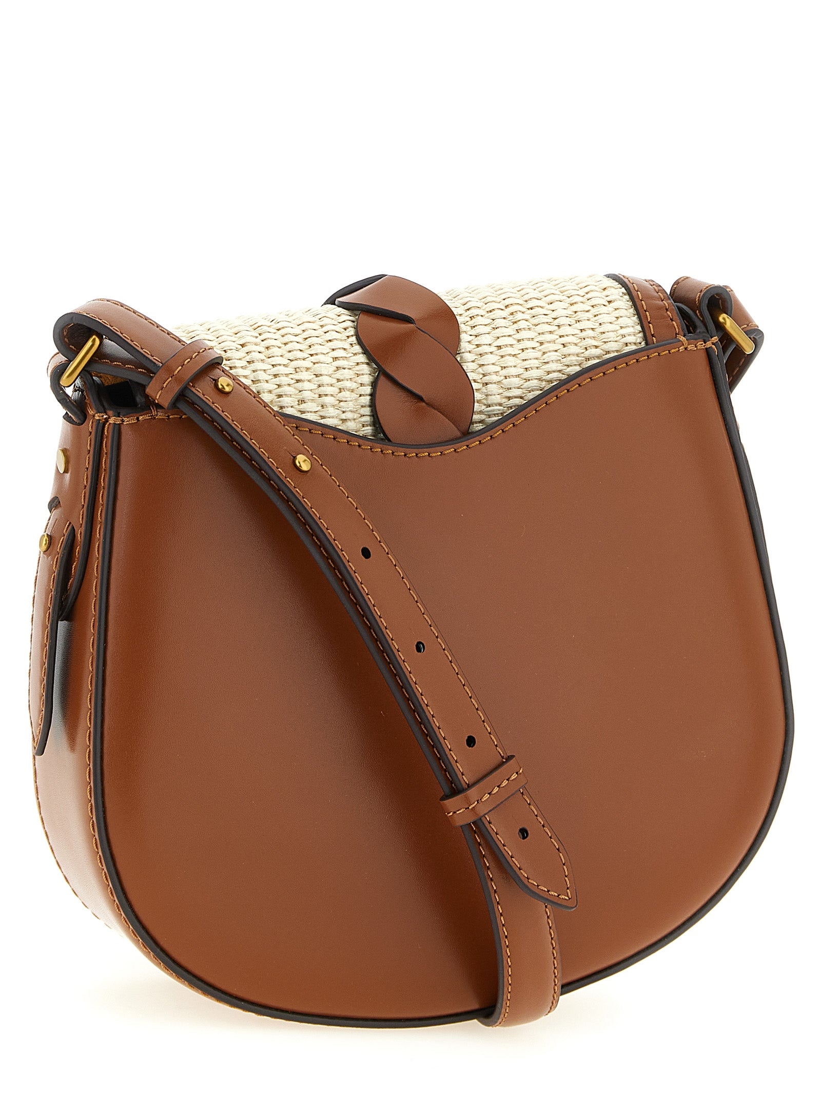 Isabel Marant Brown Calfskin Crossbody Bag