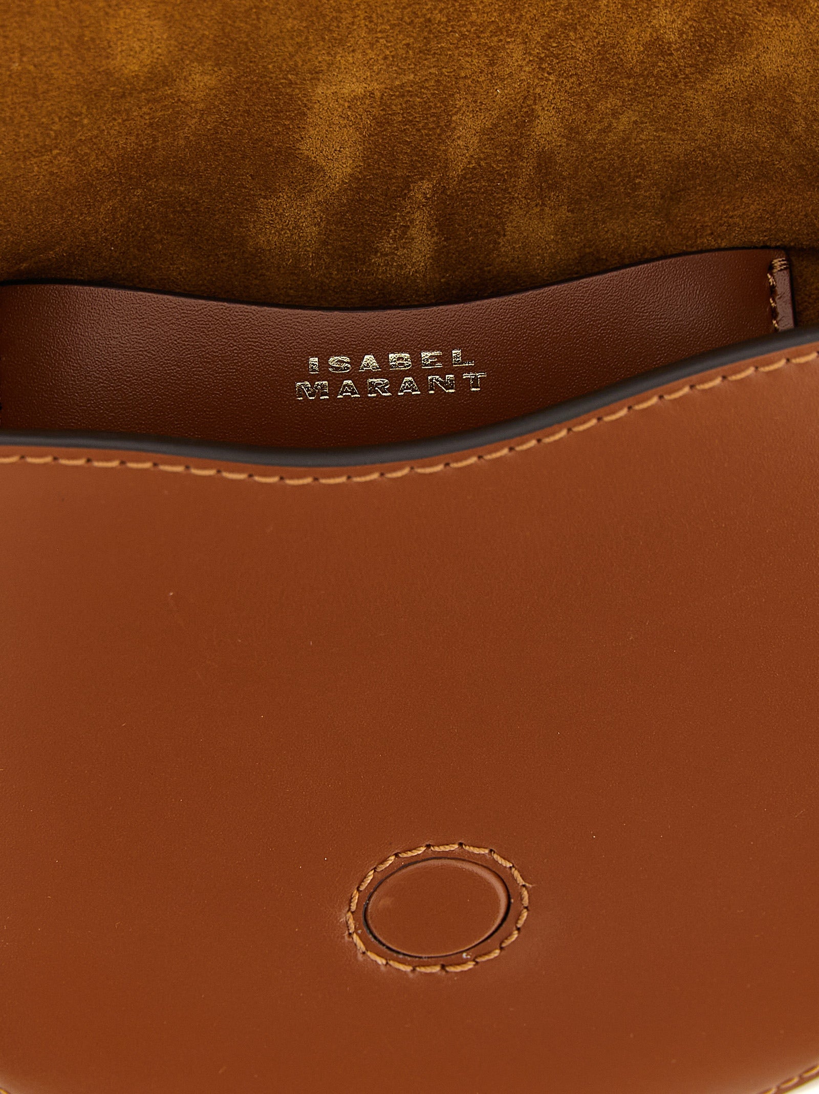 Isabel Marant Brown Calfskin Crossbody Bag