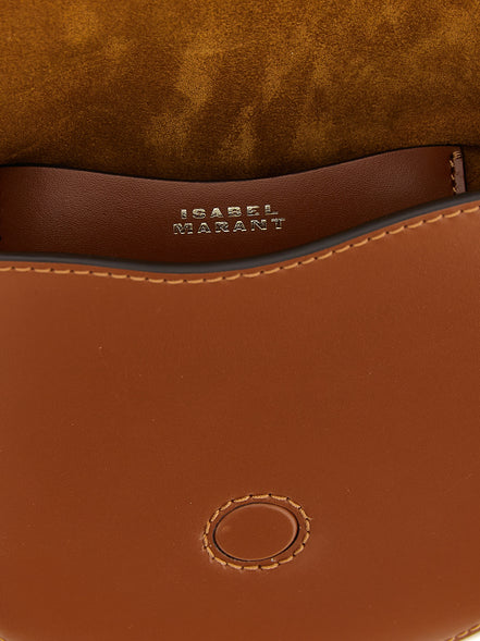 Isabel Marant Brown Calfskin Crossbody Bag