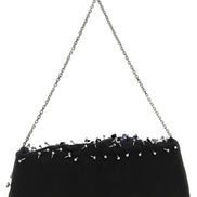Roger Vivier Black Viscose Clutch Bag