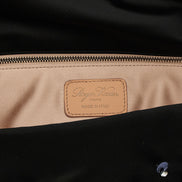 Roger Vivier Black Viscose Clutch Bag