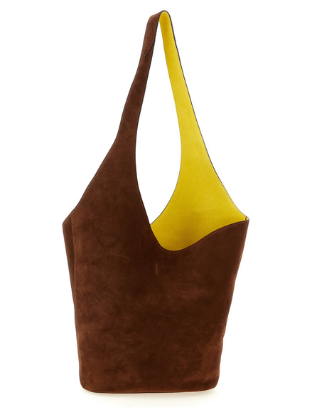 Alberta Ferretti Brown Leather Shoulder Bag