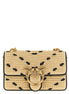 PINKO Beige Cowhide Crossbody Bag
