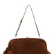 Alberta Ferretti Brown Leather Clutch Bag
