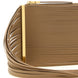 Elisabetta Franchi Beige Leather Clutch Bag
