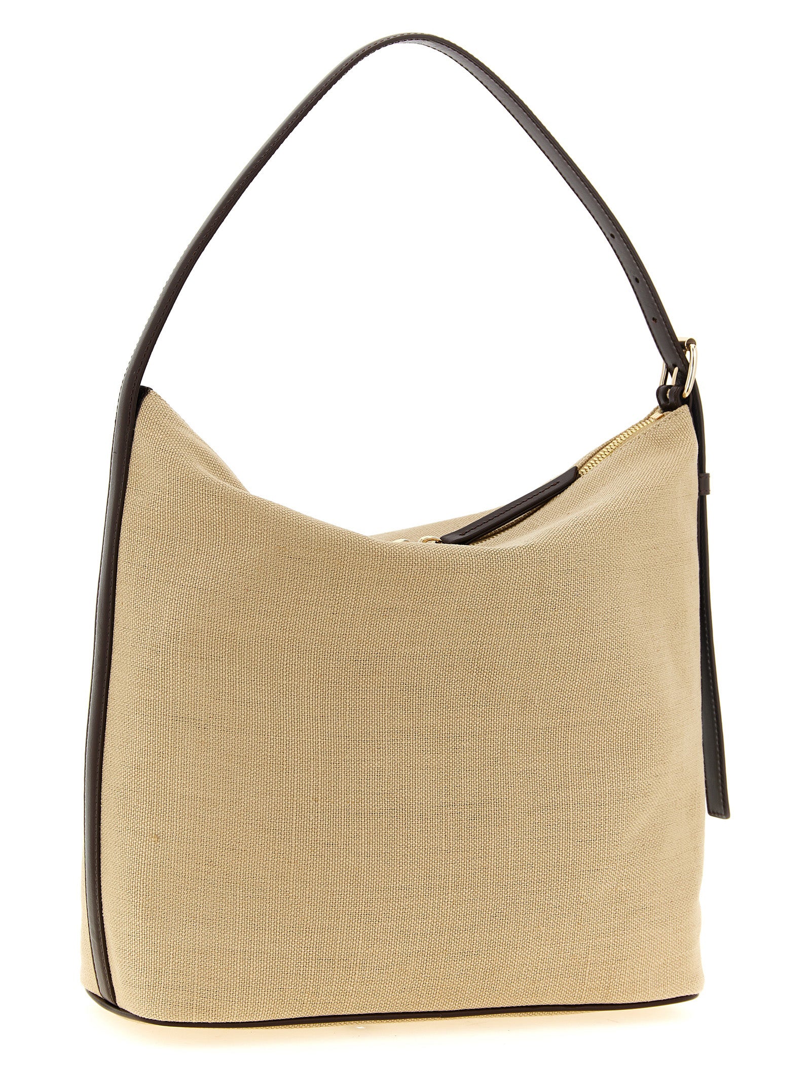 A.P.C. Beige Cotton Shoulder Bag