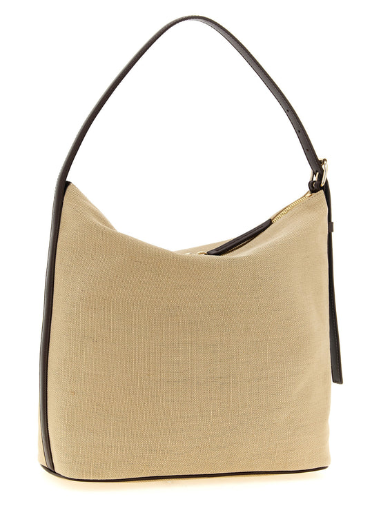 A.P.C. Beige Cotton Shoulder Bag