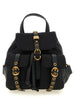 PINKO Black Polyamide Backpack