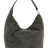 Furla Gray Calfskin Shoulder Bag