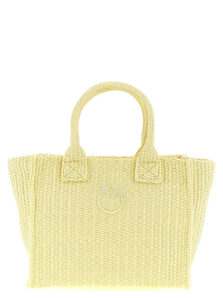 PINKO Bicolor Polypropylene Tote Bag