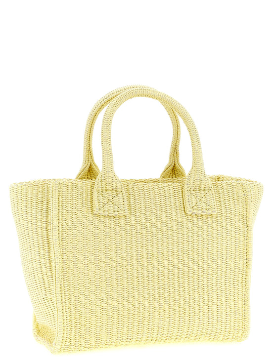 Τσάντα tote PINKO δίχρωμη από πολυπροπυλένιο  