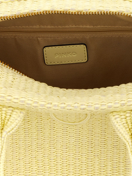 PINKO Bicolor Polypropylene Tote Bag