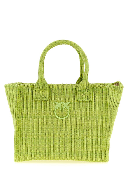 PINKO Bicolor Polypropylene Tote Bag