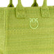 PINKO Bicolor Polypropylene Tote Bag