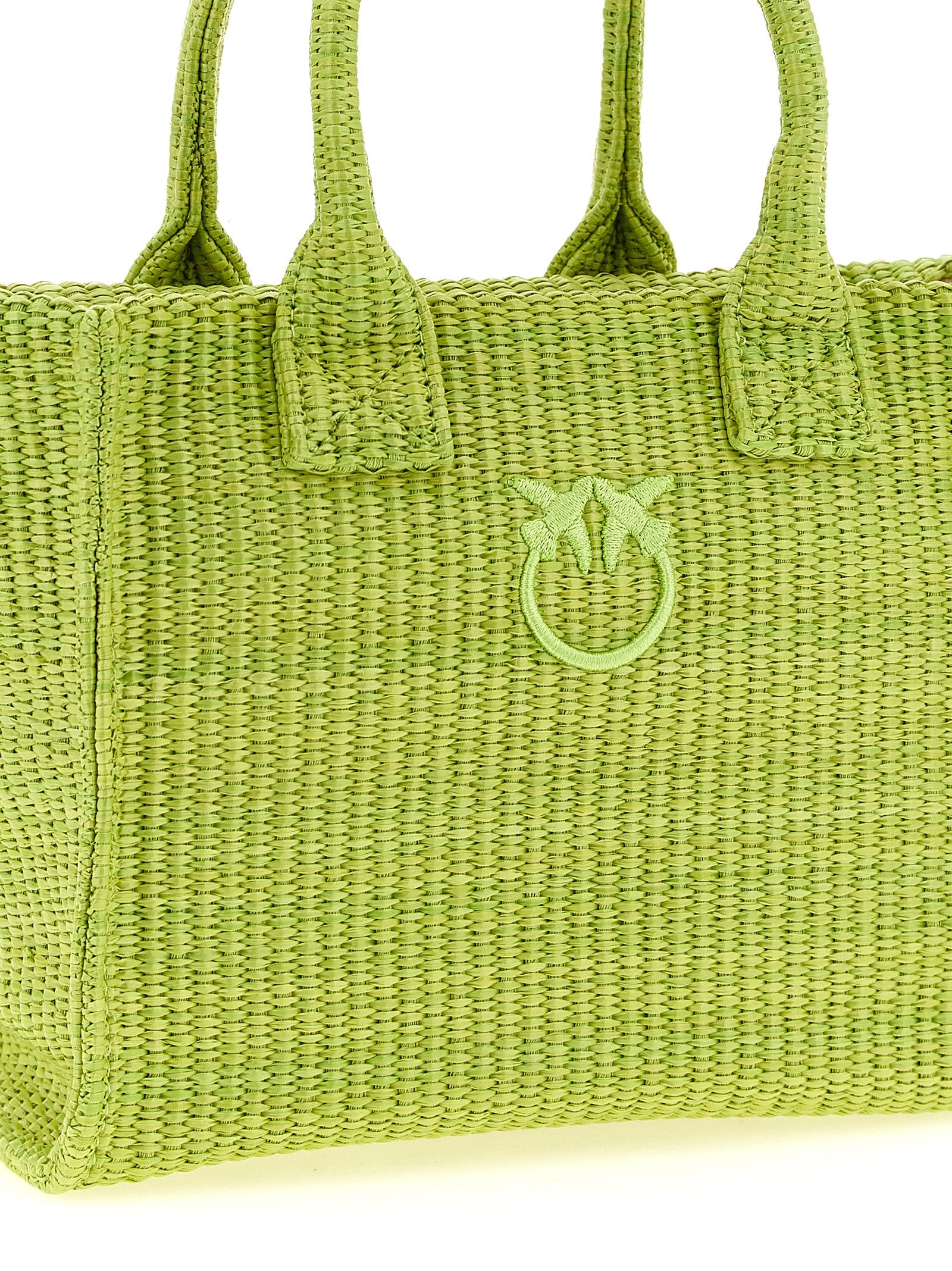 PINKO Bicolor Polypropylene Tote Bag