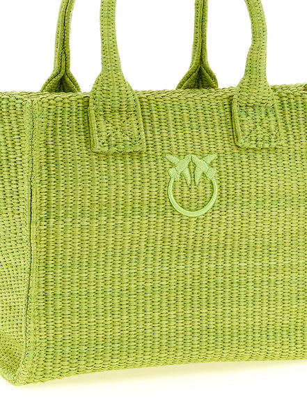 PINKO Bicolor Polypropylene Tote Bag