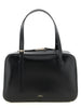 A.P.C. Black Cowhide Handbag