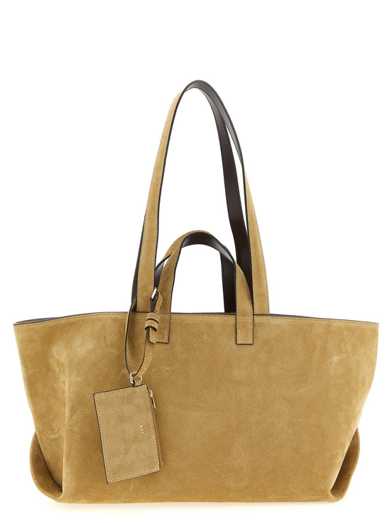 A.P.C. Brown Cowhide Tote Bag
