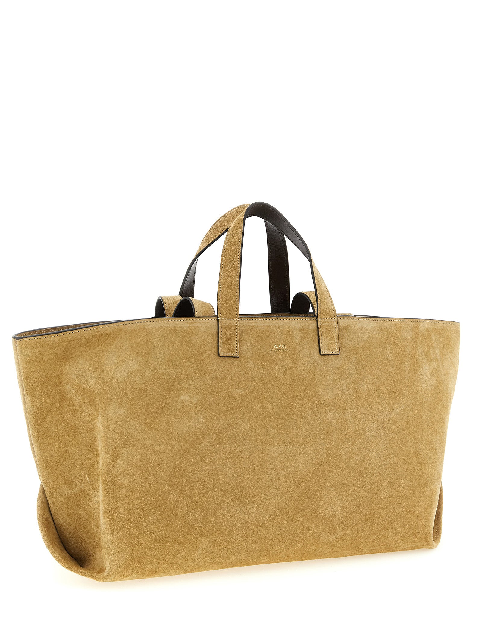 A.P.C. Brown Cowhide Tote Bag
