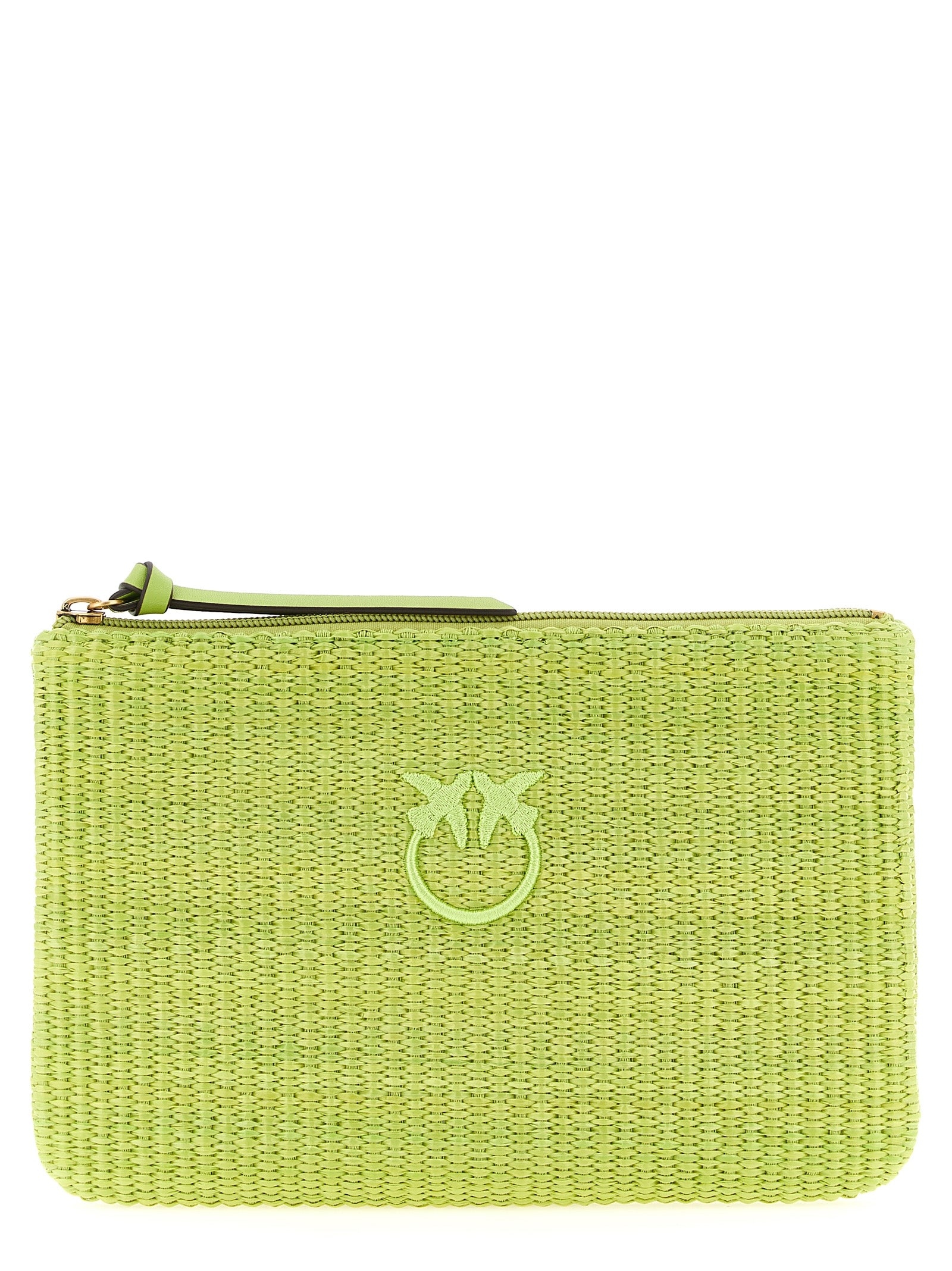 PINKO Bicolor Polypropylene Clutch Bag