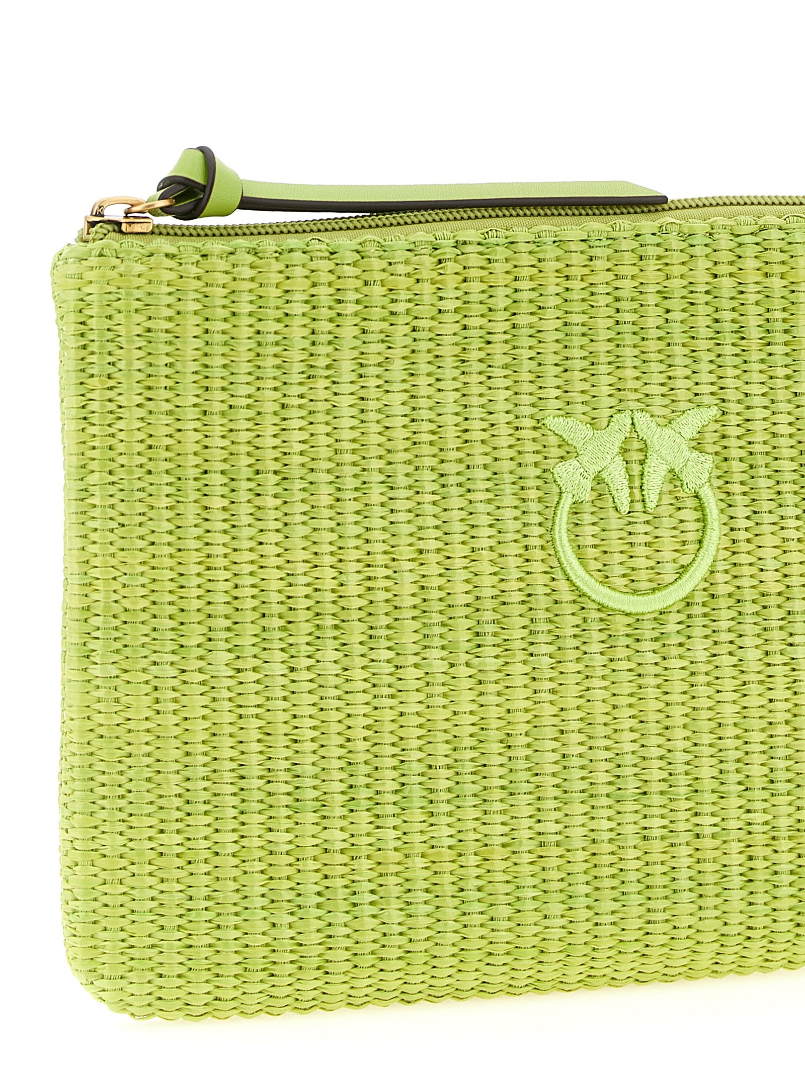 PINKO Bicolor Polypropylene Clutch Bag