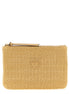 PINKO Beige Polypropylene Clutch Bag