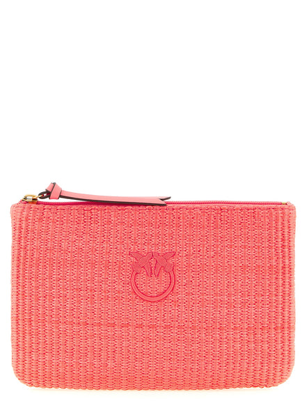 PINKO Fuchsia Polypropylene Clutch Bag
