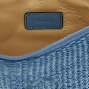 PINKO Blue Polypropylene Clutch Bag