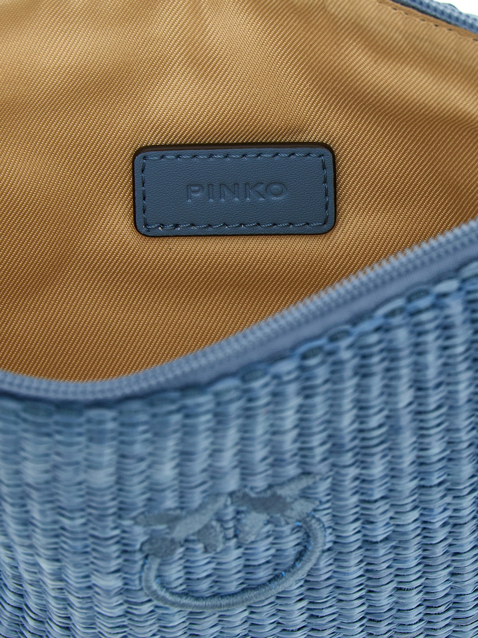PINKO Blue Polypropylene Clutch Bag
