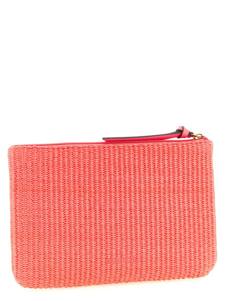 PINKO Fuchsia Polypropylene Clutch Bag