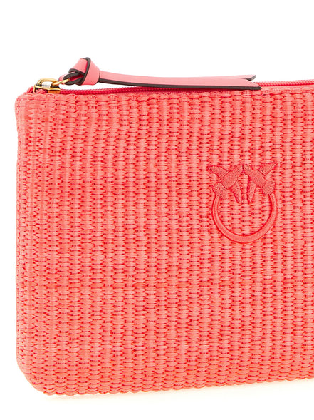 PINKO Fuchsia Polypropylene Clutch Bag