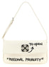 Off-White Bicolor Lamb Leather Shoulder Bag