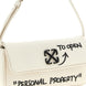 Off-White Bicolor Lamb Leather Shoulder Bag