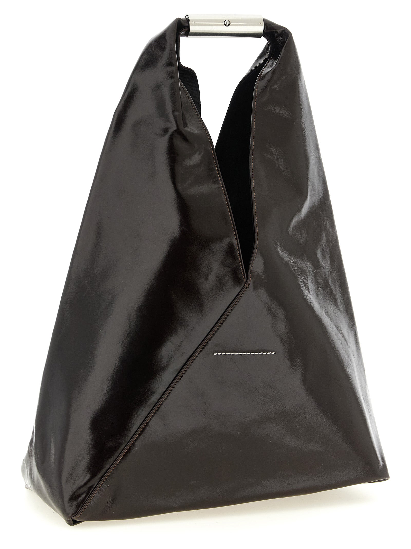 MM6 Maison Margiela Brown Cowhide Handbag
