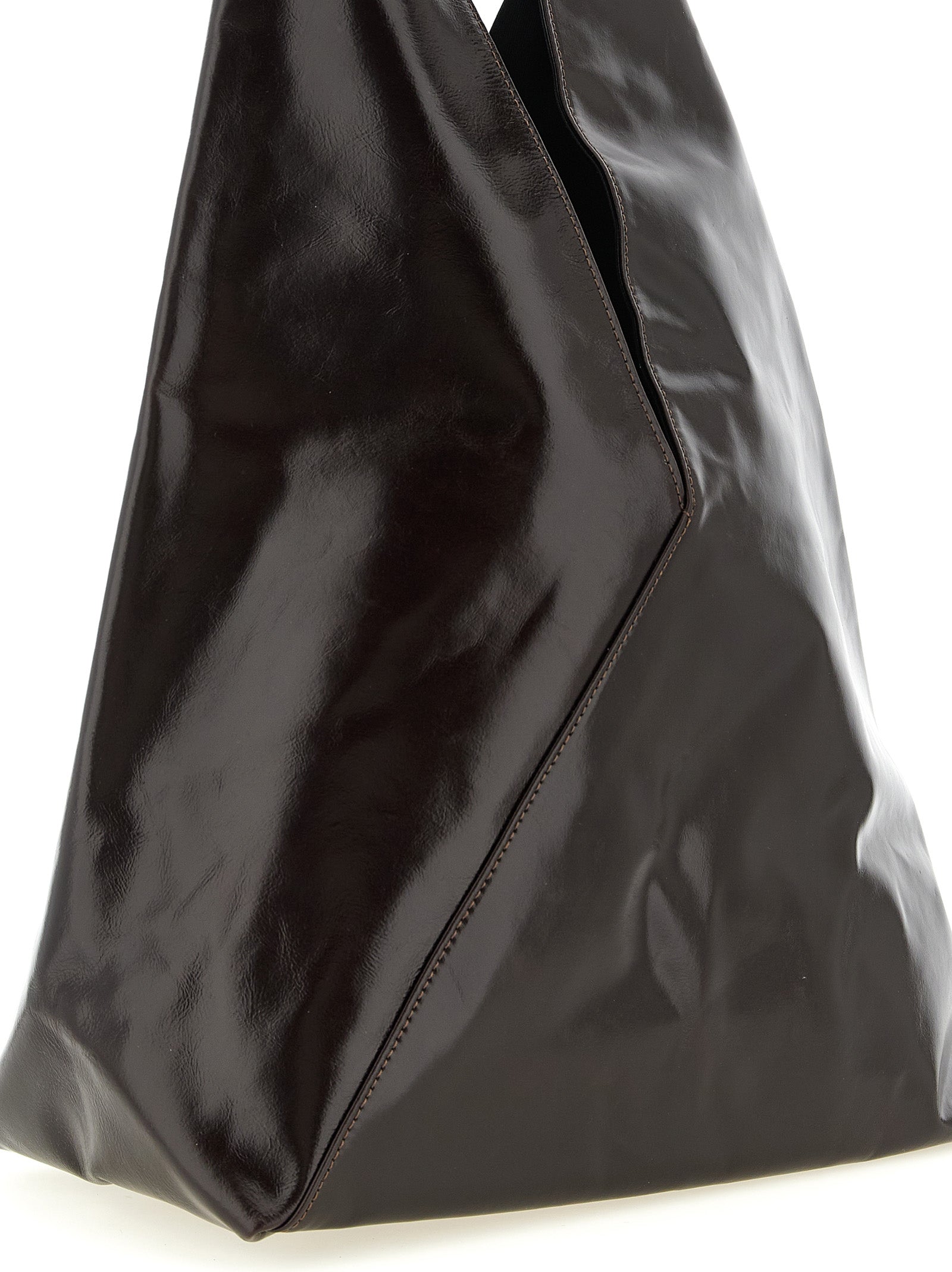 MM6 Maison Margiela Brown Cowhide Handbag
