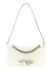 Alexander McQueen White Calfskin Shoulder Bag