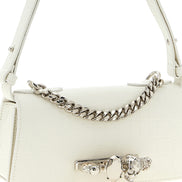 Alexander McQueen White Calfskin Shoulder Bag