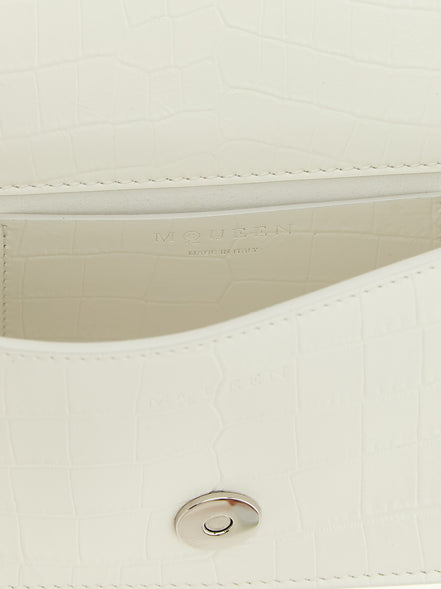 Alexander McQueen White Calfskin Shoulder Bag