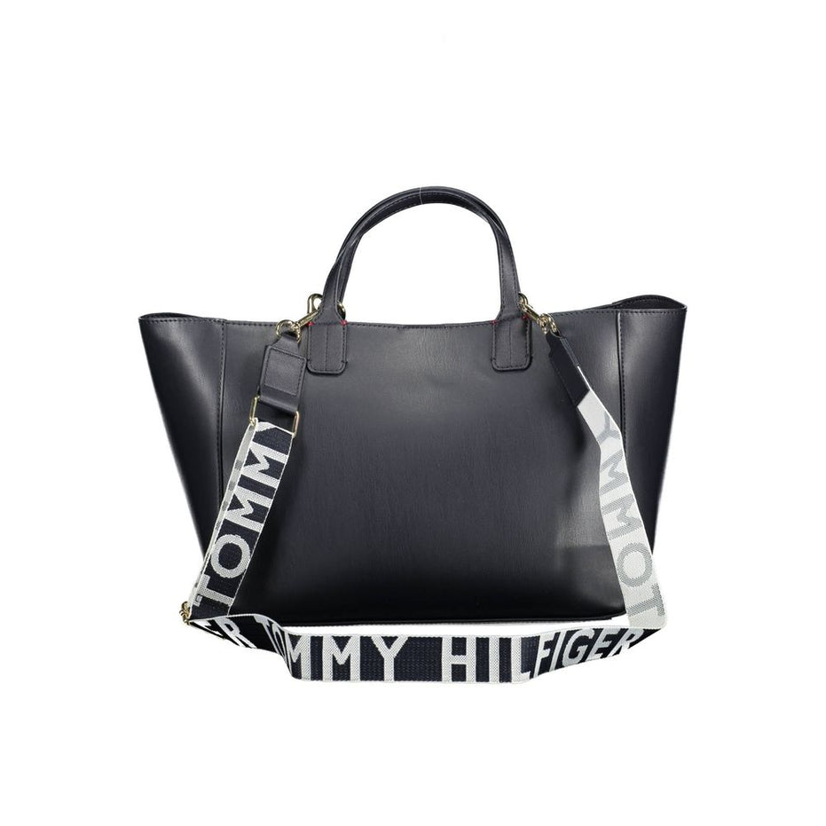 Tommy Hilfiger Blue Polyurethane Women's Bag
