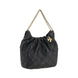 Tory Burch Black Calf Leather Bos Taurus Shoulder Bag