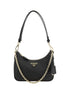 Prada Black Calf Leather Bos Taurus Shoulder Bag