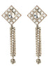 Alessandra Rich Silver Plastic Earrings