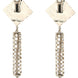 Alessandra Rich Silver Plastic Earrings