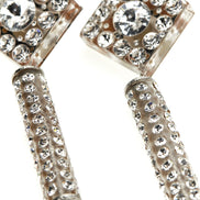 Alessandra Rich Silver Plastic Earrings